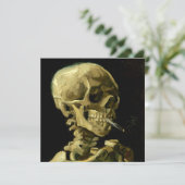 Invitation Van Gogh Fumer du squelette (Debout devant)