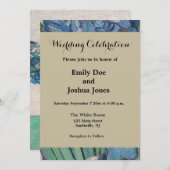 Invitation Van Gogh Iris Vase Peinture Impressionnisme (Devant / Derrière)