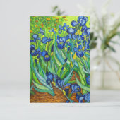 Invitation Van Gogh Irises (Debout devant)