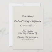 Invitation Van Gogh La peinture paysagère des oliviers (Dos)