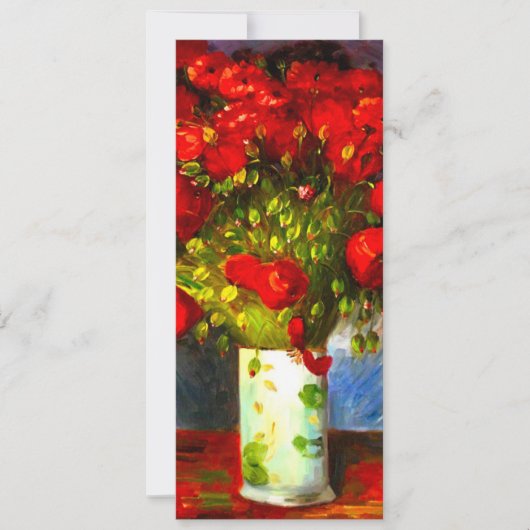 Invitation Van Gogh Red Poppies (Devant)