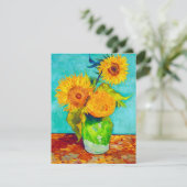 Invitation Van Gogh Sunflowers (Debout devant)