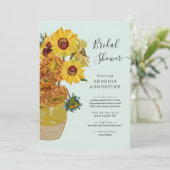 Invitation Van Gogh Sunflowers (Debout devant)