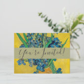 Invitation Van Gogh Vase avec l'impressionnisme classique d'I (Debout devant)