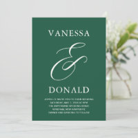 Vanessa Emerald Green Mariage moderne