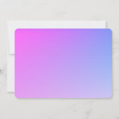 Invitation Vaporwave Futur Funk Cassette Anniversaire (Dos)