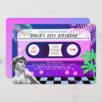 Vaporwave Futur Funk Cassette Anniversaire