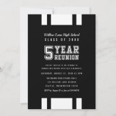 Invitation Variabilité de couleur modifiable 5 ans Réunion de (Devant)
