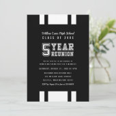 Invitation Variabilité de couleur modifiable 5 ans Réunion de (Debout devant)