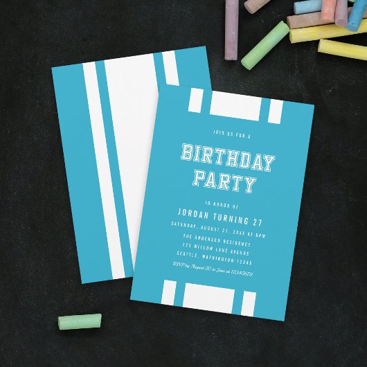 Invitation Variabilité de couleur modifiable N'importe quel â