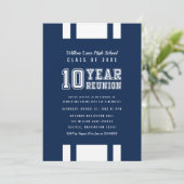 Invitation Variété de couleur modifiable 10 ans Classe Réunio (Debout devant)