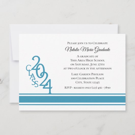 Invitation Varsity 2020 Graduation Tri Photo (Dos)