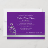 Invitation Varsity 2021 - Option Couleur Grad Tri Photo Invit (Dos)