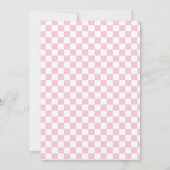 Invitation Varsity pastel patch carnet 9e anniversaire (Dos)