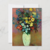 Invitation Vase de Odilon Redon avec fleurs (1914) (Devant)