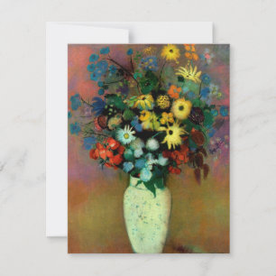 Invitation Vase de Odilon Redon avec fleurs (1914)