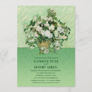 Invitation Vase Fleur Vintage créative Mariage unique
