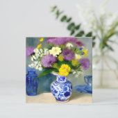 Invitation Vase tranquille des fleurs Imprimer (Debout devant)