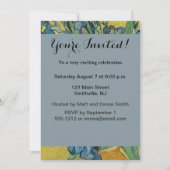 Invitation Vase Van Gogh avec Iris Classic Impressionnisme (Devant)