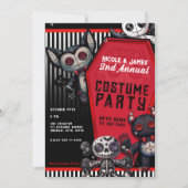 Invitation Vaudou Plushies Café Halloween Costume Party (Devant)