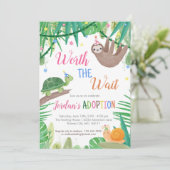 Invitation Vaut la peine d'attendre l'invitation de la partie (Debout devant)