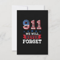 Vector 911 nous n'oublierons jamais le t-shirt