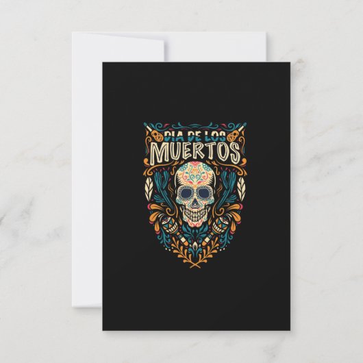 Invitation Vector day of the dead (dia de los muertos) sucre (Dos)