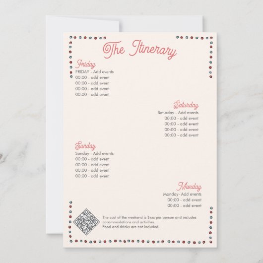 Invitation Vegas Avant Vows Casino Lucky Modern Bachelorette (Dos)