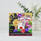 Invitation Vegas Party - Casino / Poker - SRF (Debout devant)