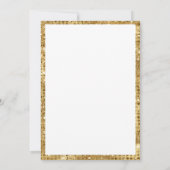 Invitation Vegas Red Parties scintillant Dice & Champagne Jeu (Dos)