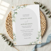 Végétal Élégant Floral Botanique Mariage