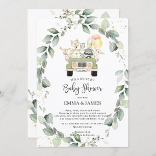 Invitation Végétal Woodland Drive Par Baby shower Neutre