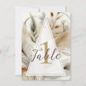 Invitation Végétation agitée Botanique moderne Mariage Boho T (Devant)