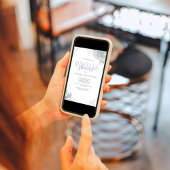 Invitation Végétation botanique Bleu clair Floral Rose Fleur