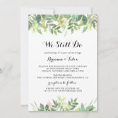 Invitation Végétation Botanique Foliage Nous Sommes Encore Vo (Devant)