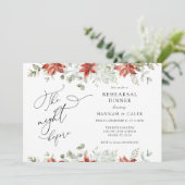 Invitation Végétation D'Hiver La Nuit Avant Le Dîner De Répét (Debout devant)