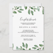 Invitation Végétation estivale Tropical Eucalyptus Couples Do (Devant)