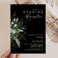 Végétation et Feuille d'Or | Réception de Mariage