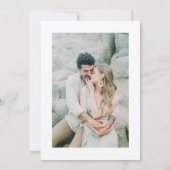 Invitation Végétation Florale La Nuit Avant Le Dîner De Répét (Dos)