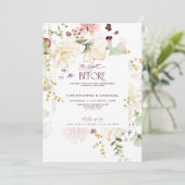 Invitation Végétation Florale La Nuit Avant Le Dîner De Répét (Debout devant)