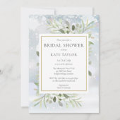 Invitation Végétation hivernale des neiges Code QR Fête des m (Devant)