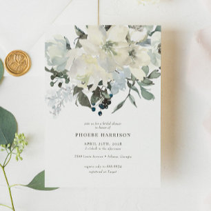 Invitation Végétation ivoirienne Aquarelle Fête des mariées f