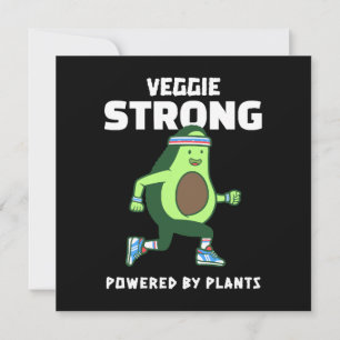 Invitation Veggie Strong, Alimenté par les plantes