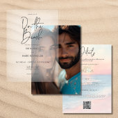 Invitation Vellum Arrière - plan Mariage