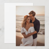 Invitation Vellum de la répétition Arrière - plan photo (Devant / Derrière)