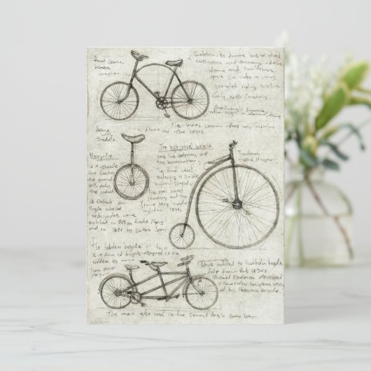 Invitation Vélo (Debout devant)