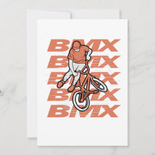 Invitation Vélo BMX Vélo Extreme Sport VTT Cadeau