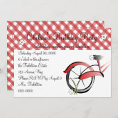 Invitation Vélo Daisy (Devant / Derrière)