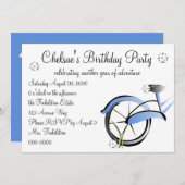 Invitation Vélo Daisy (Devant / Derrière)