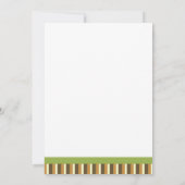 Invitation Vélo de livraison de tarte (Dos)